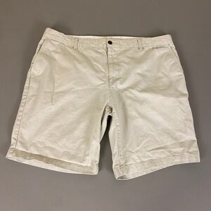 Dockers Shorts Men's Size 42 Beige Khaki Chino Everyday 100% Cotton *Wear